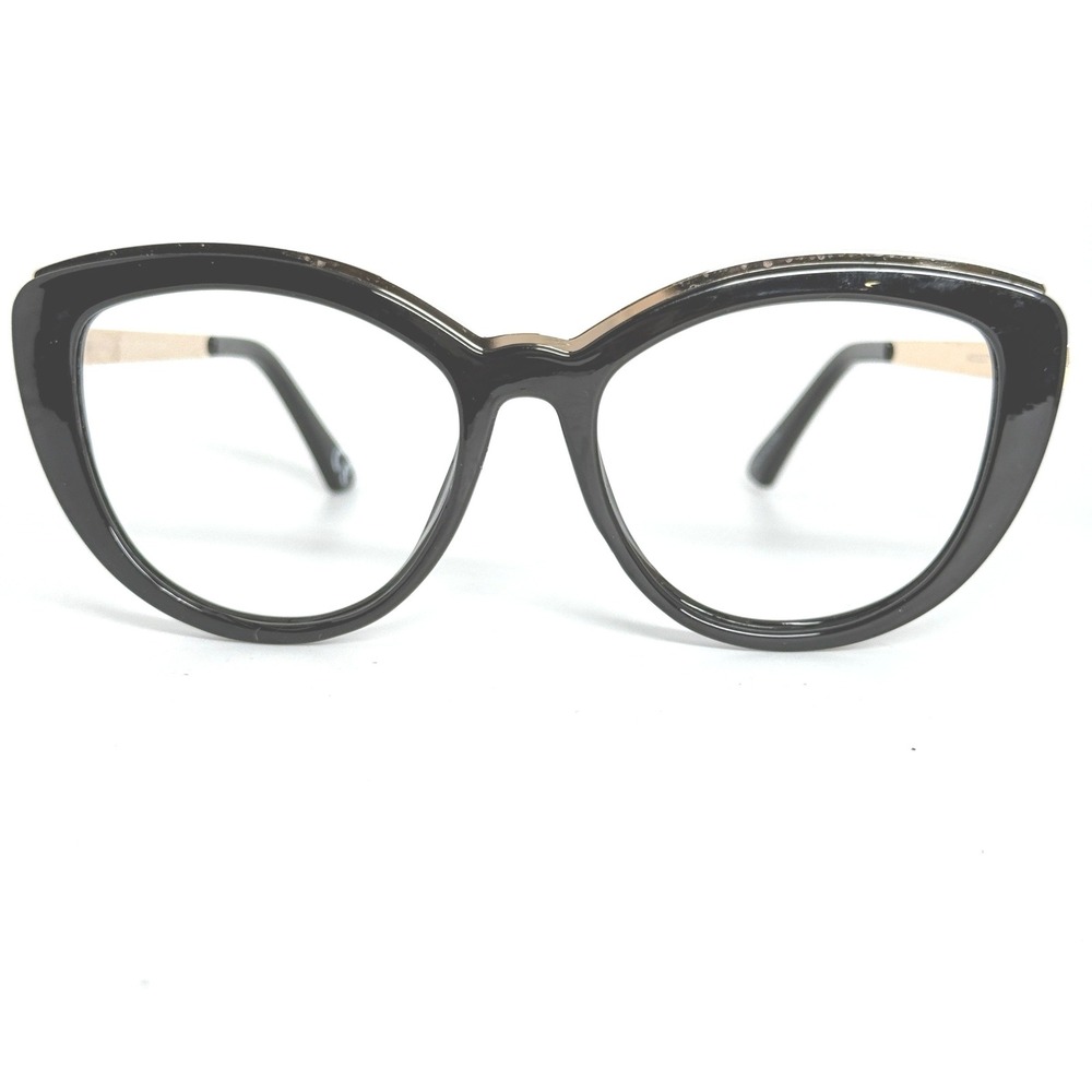 Prive Revaux Sunset‎ Place S 807M9 Black Gold Polarized Cat Eye Sunglasses 21834